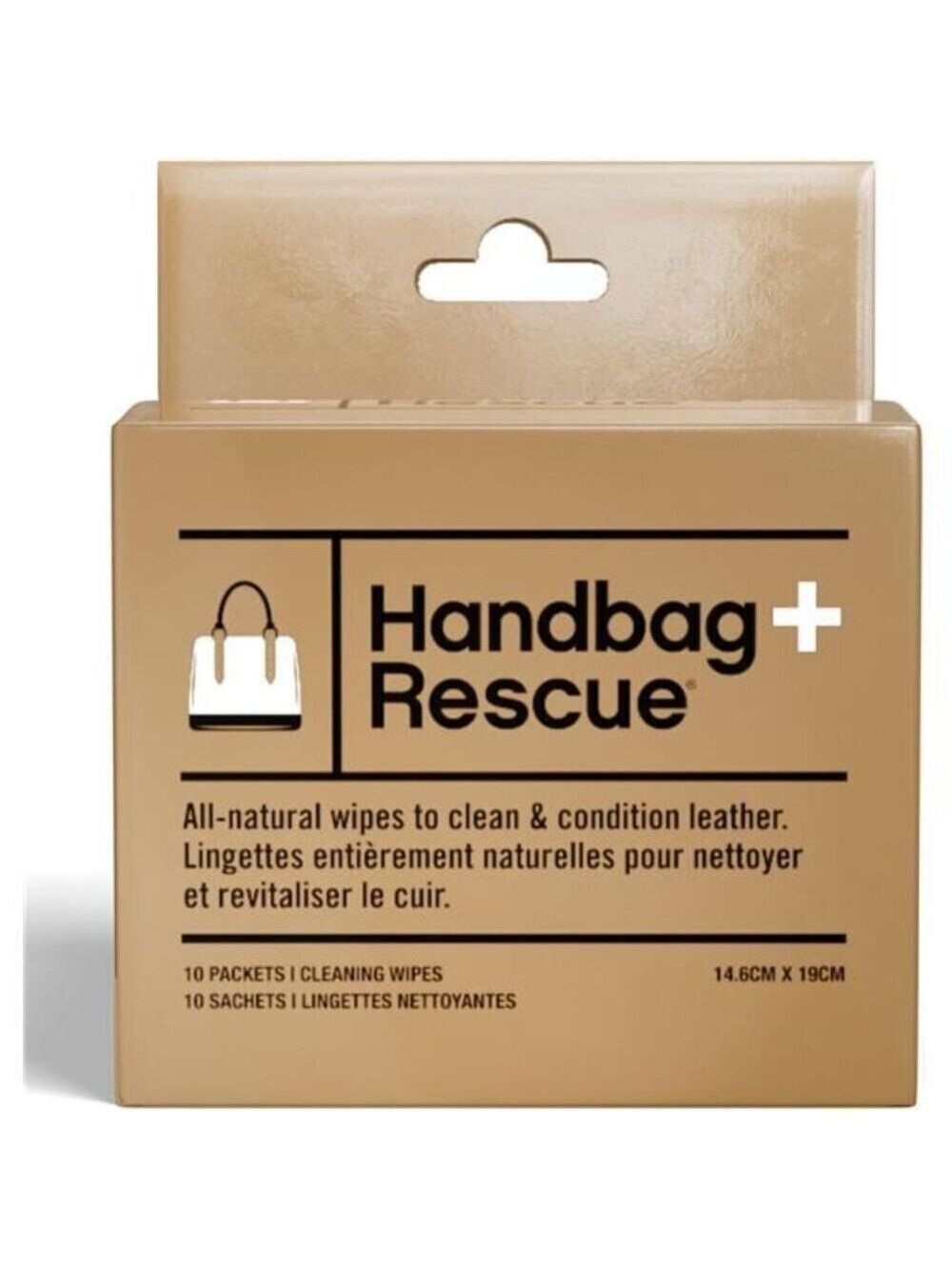 HandBag Rescue All Natural Cleaning Wipes Dirt Surface Stains